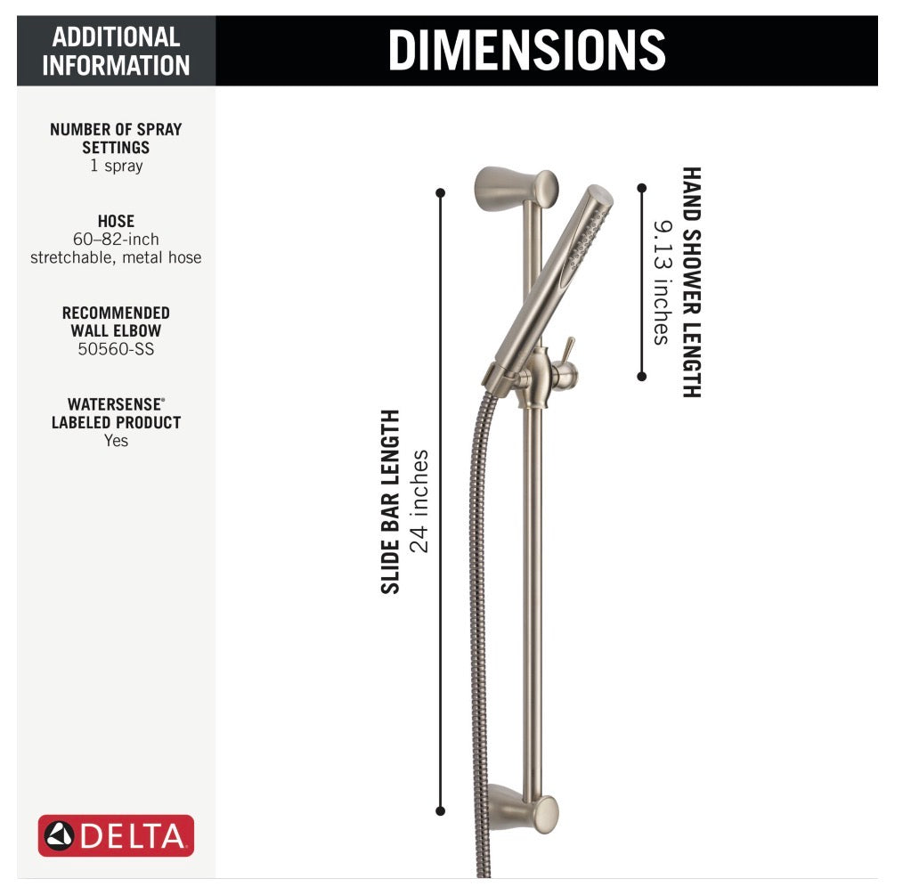 Delta Wall Mount Hand Shower Unit (57085)