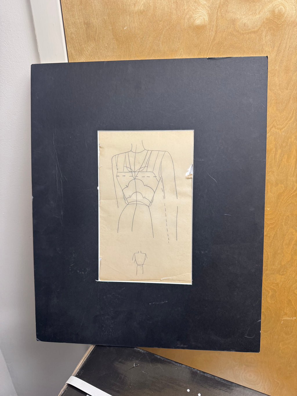 Matted Fashion Design Sketch