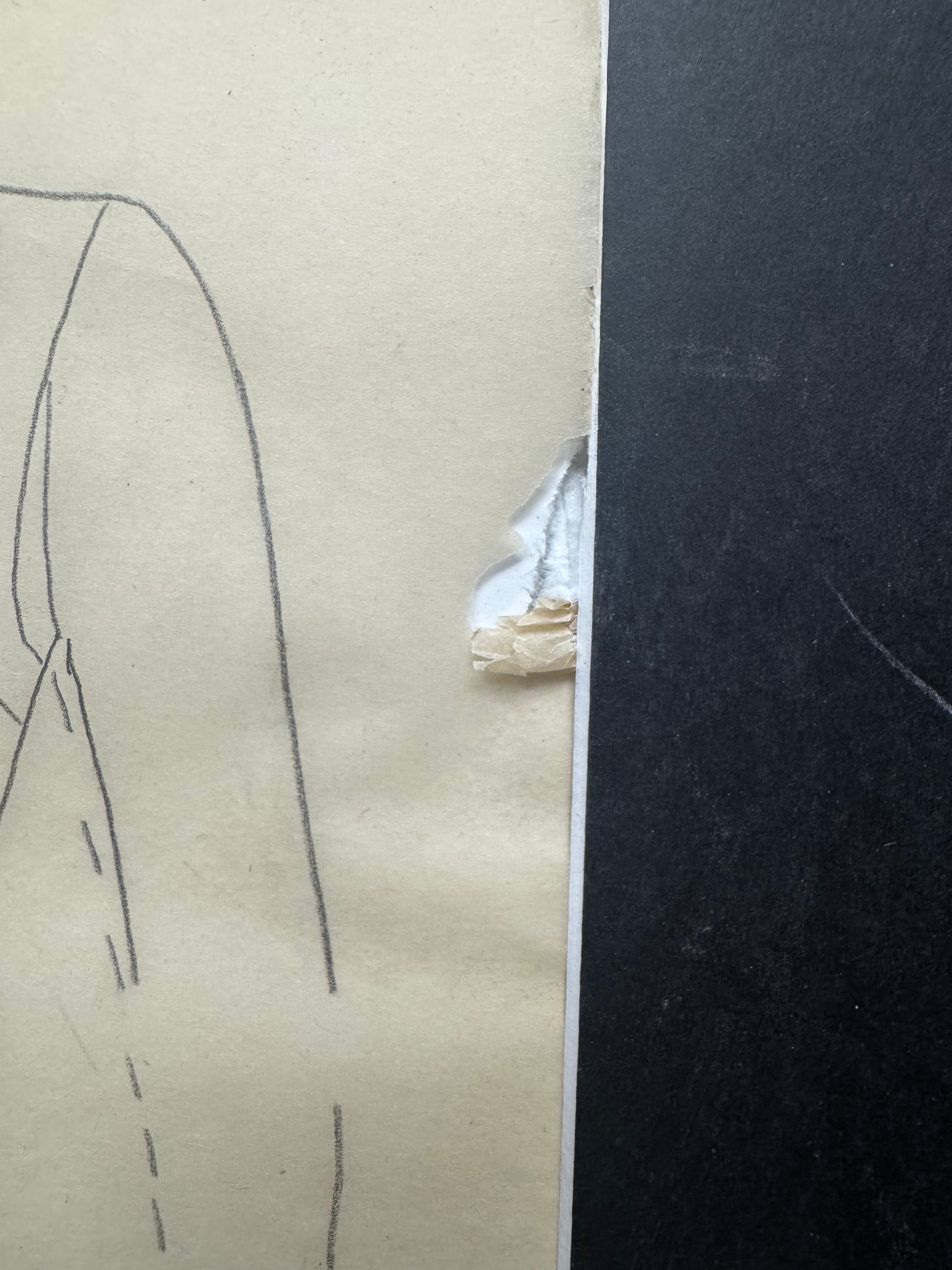 Matted Fashion Design Sketch