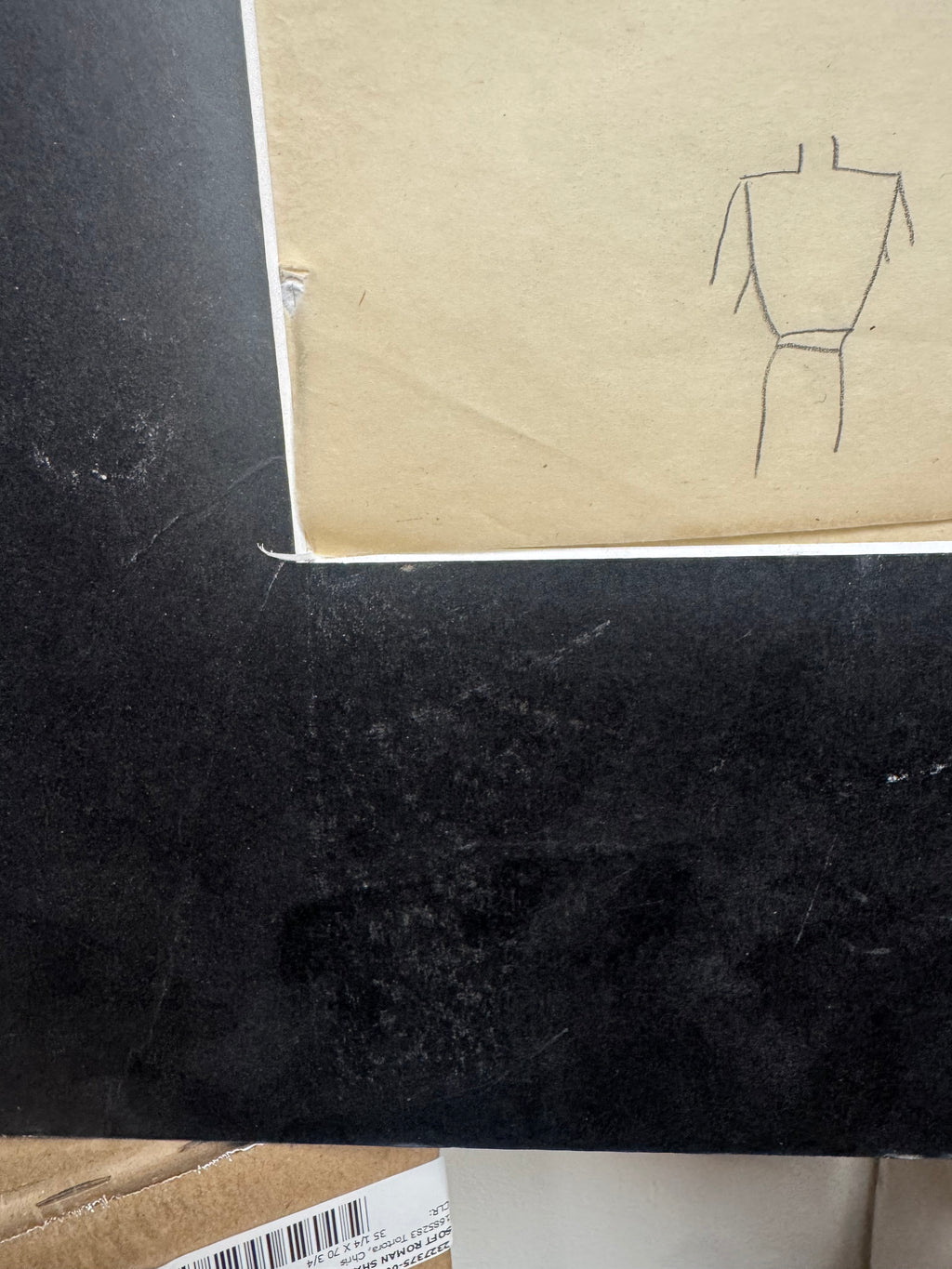 Matted Fashion Design Sketch