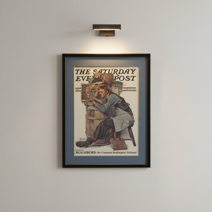 Framed Print of 1927 Saturday Evening Post Cover
