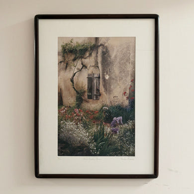 "French Garden - Seurre" by Barbara Sandson, Signed