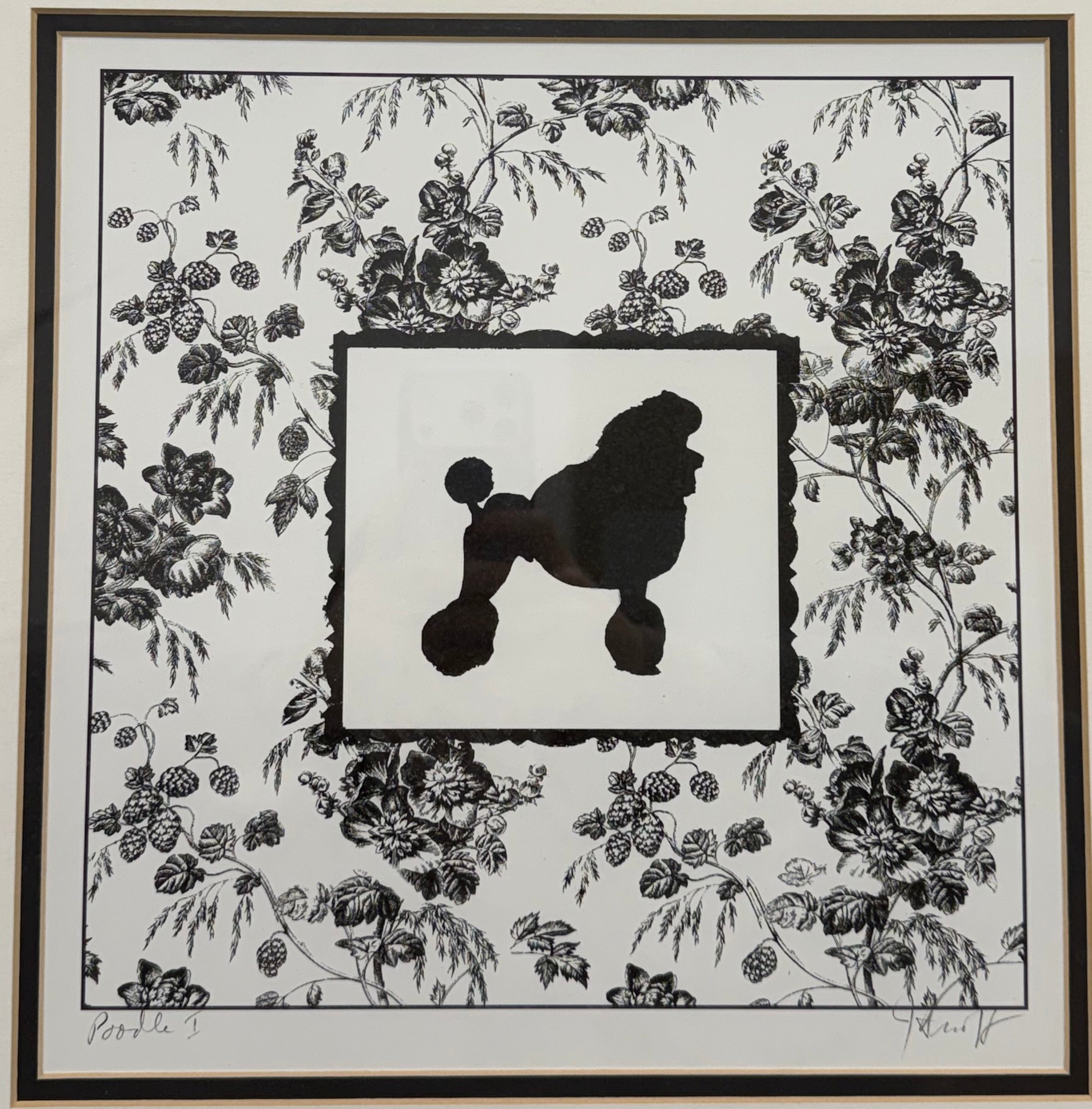 "Poodle I" by Julia Arnoff