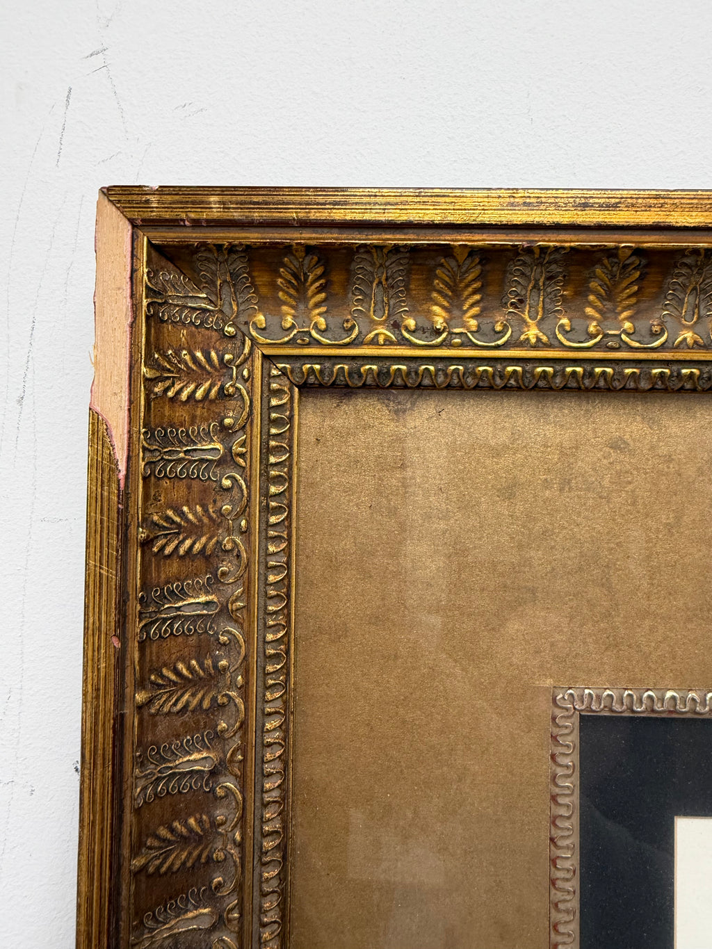 "Ora Prima di Giorno" in Gold Leaf Frame by Rafael Sanzio