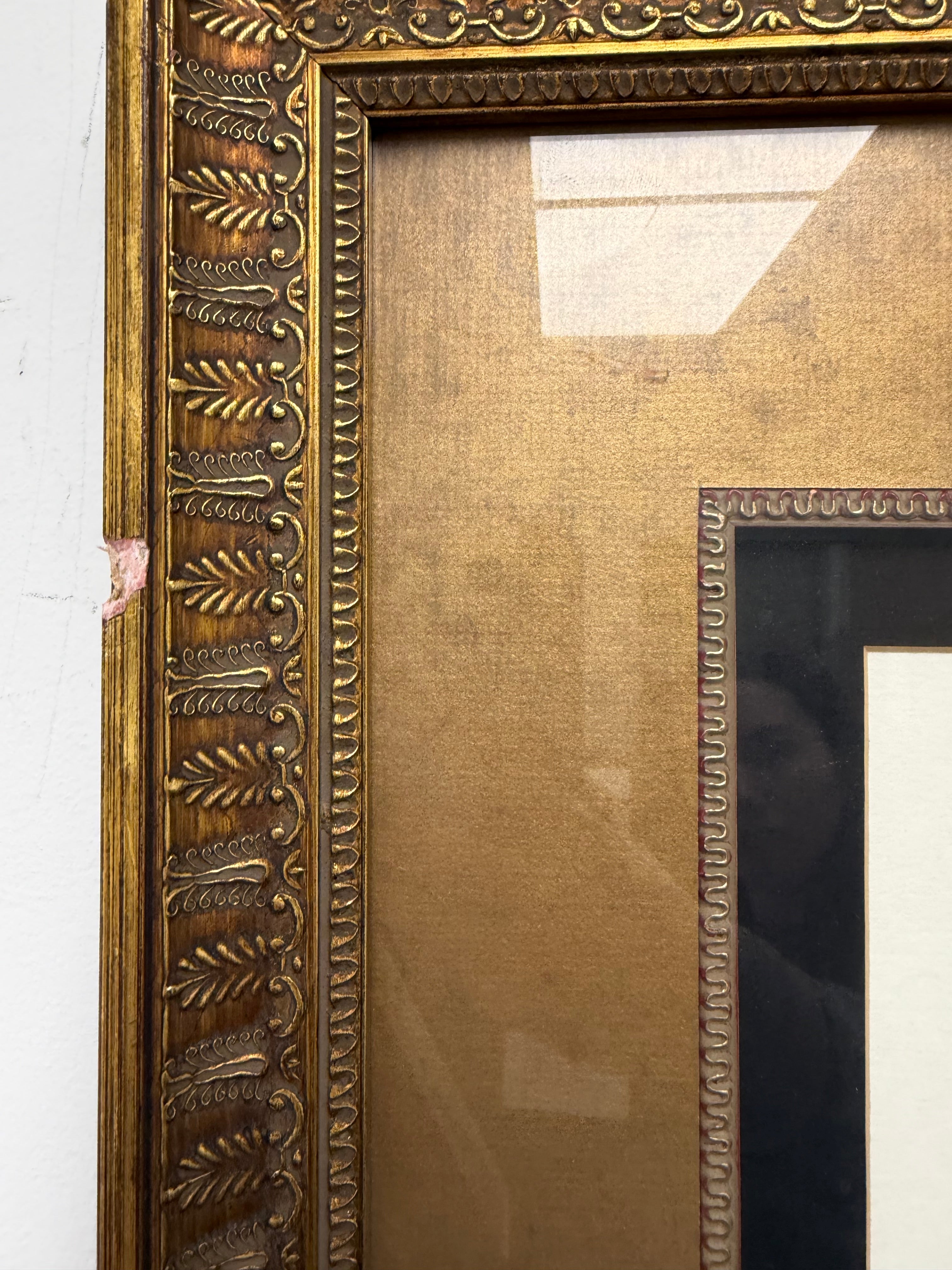 "Ora Seconda di Giorno" in Gold Leaf Frame by Rafael Sanzio