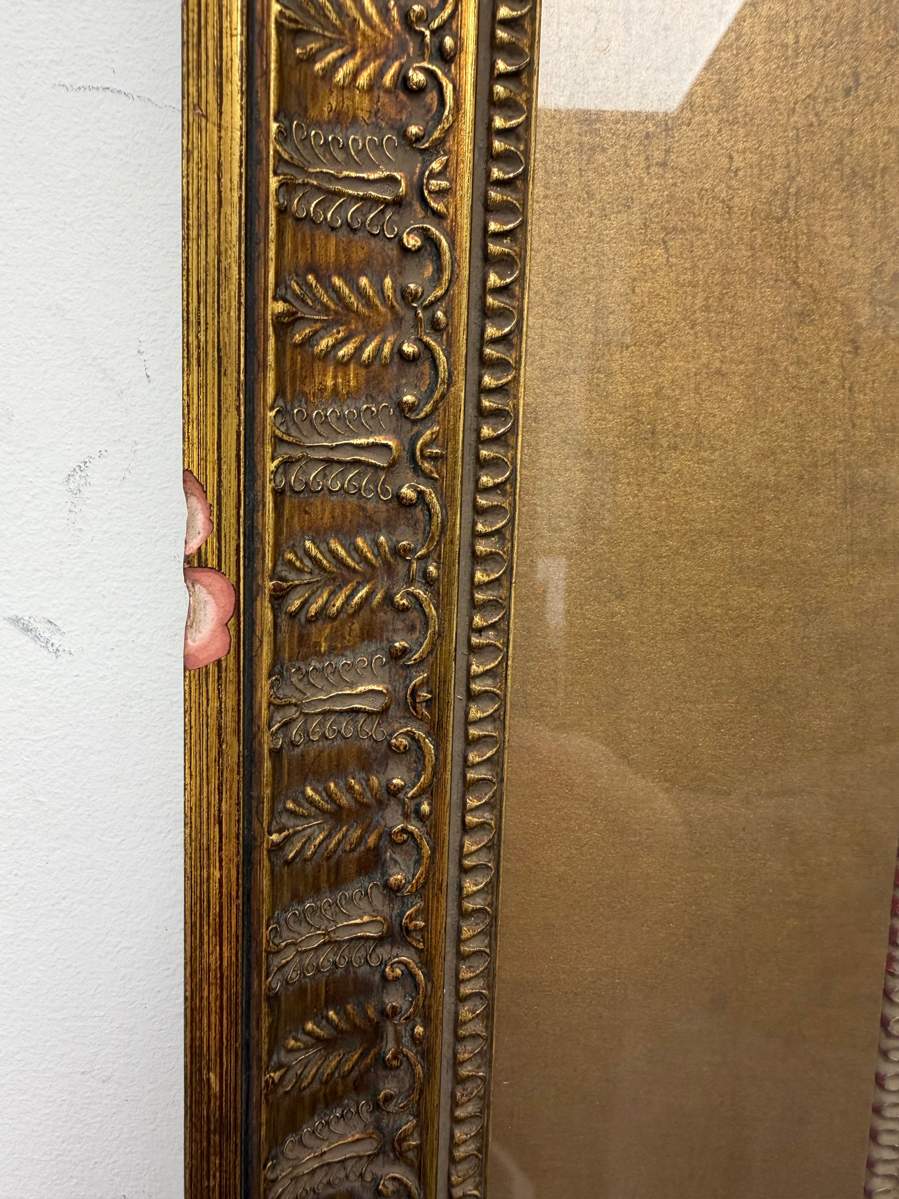 "Ora Seconda di Giorno" in Gold Leaf Frame by Rafael Sanzio