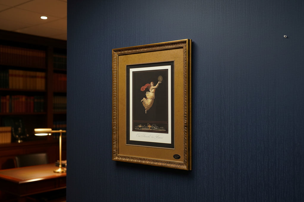 "Ora Seconda di Giorno" in Gold Leaf Frame by Rafael Sanzio