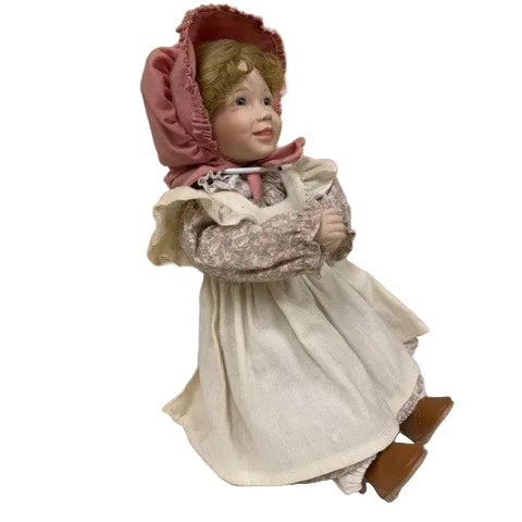 Vintage Little House on the Prairie Porcelain Doll by Ashton-Drake Galleries - Carrie