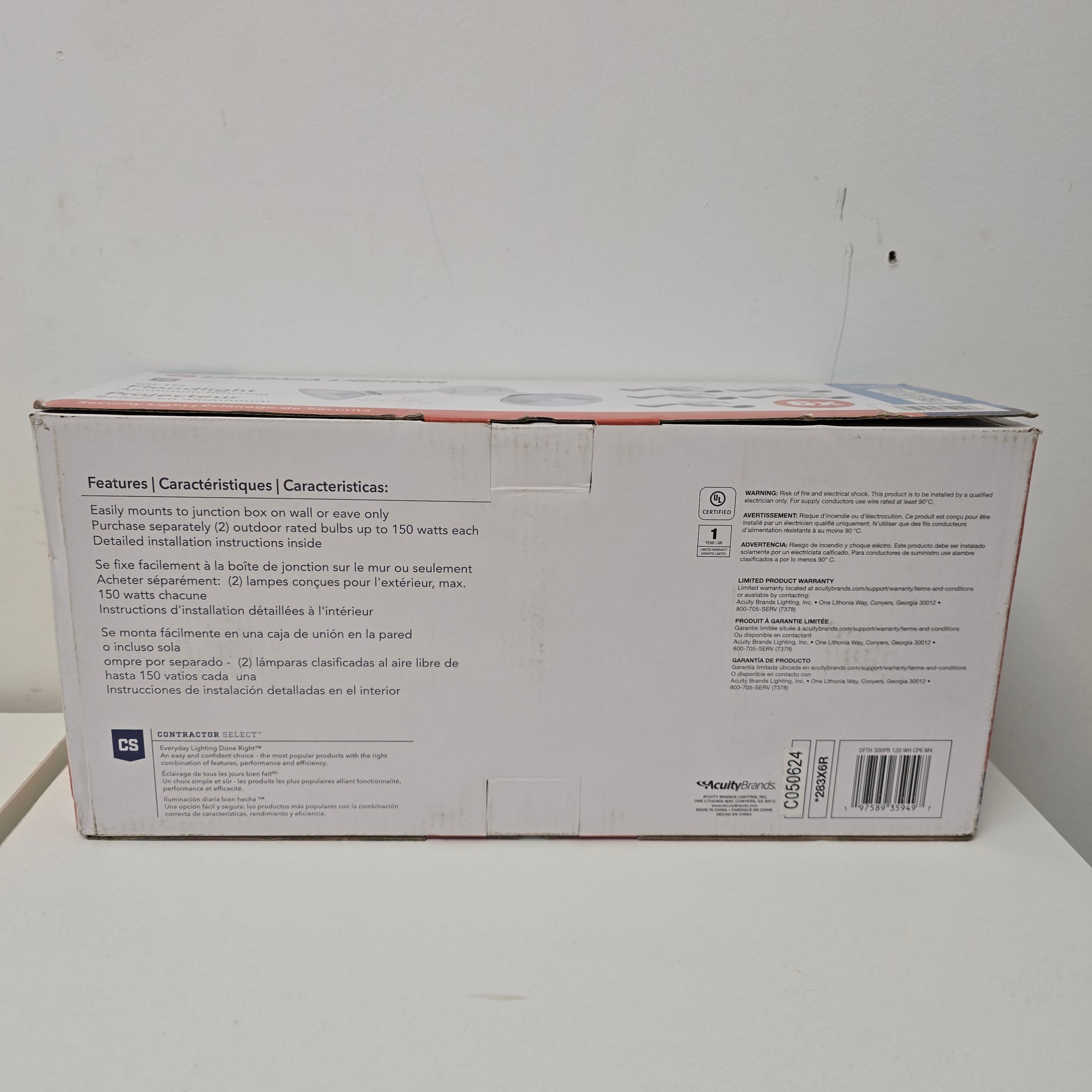 Lithonia Lighting Pack of 6 Floodlights (C050624/283X6R)
