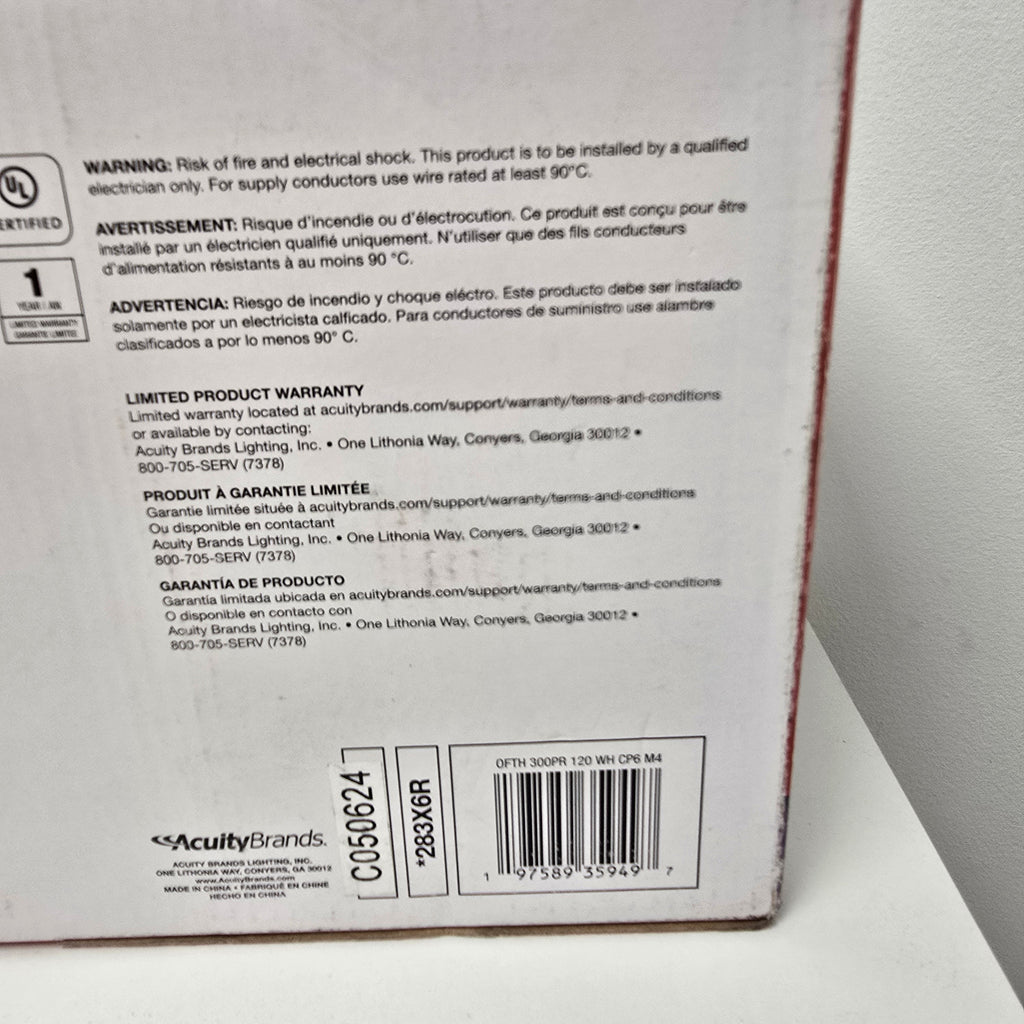 Lithonia Lighting Pack of 6 Floodlights (C050624/283X6R)