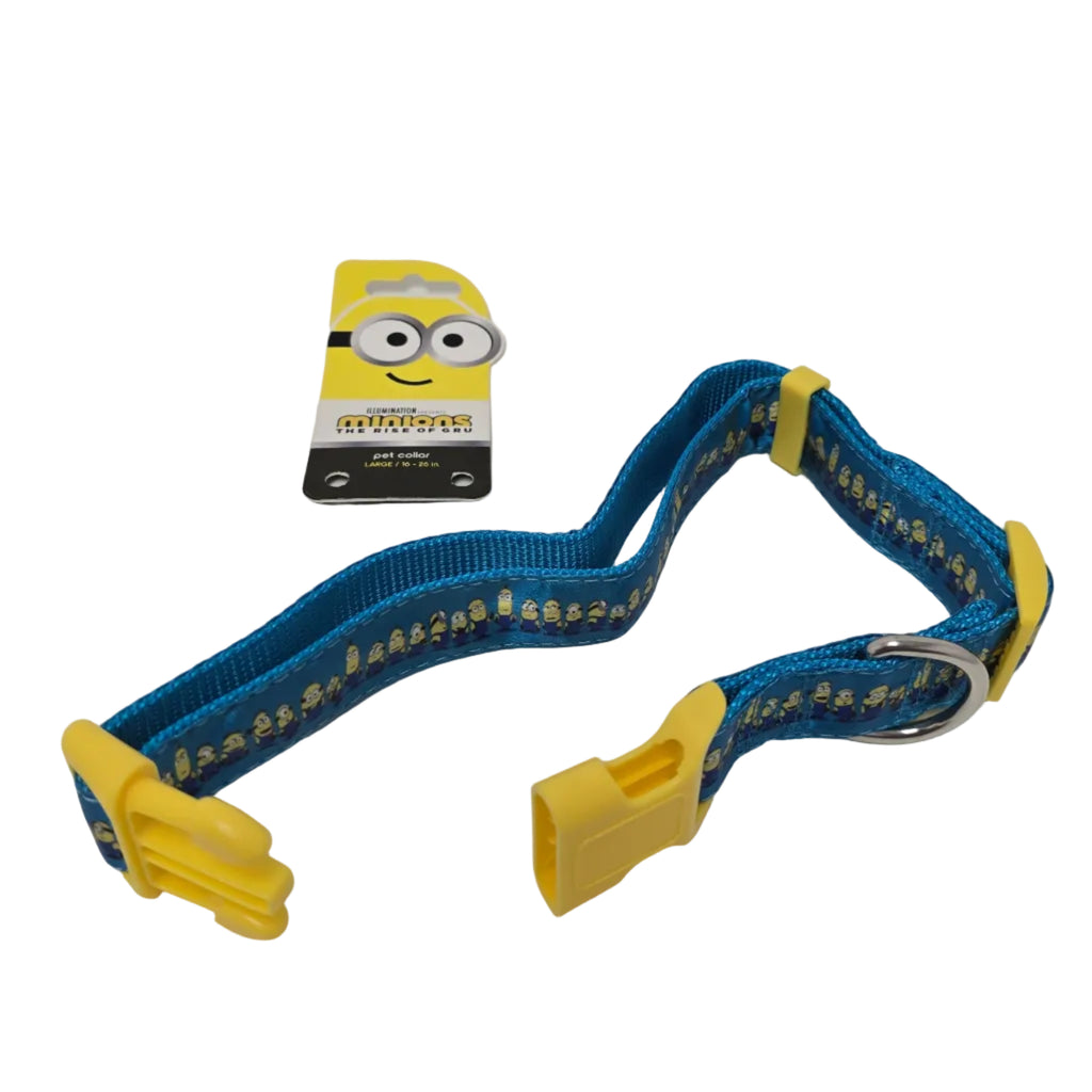 Minions Despicable Me Rise of Gru Pet Collar by Fetch for Pets (FF1718)