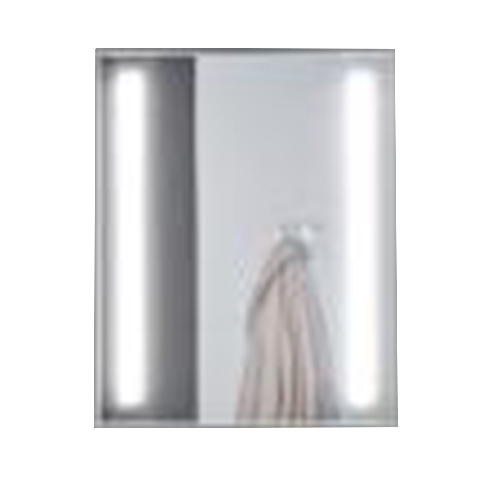 Modern Nova LED Mirror with Frosted Glass Inset