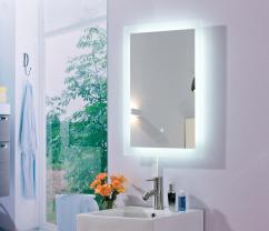 Ketcham LUM-2436PS Luminous Dimmable LED Mirror with Automatic Defogger
