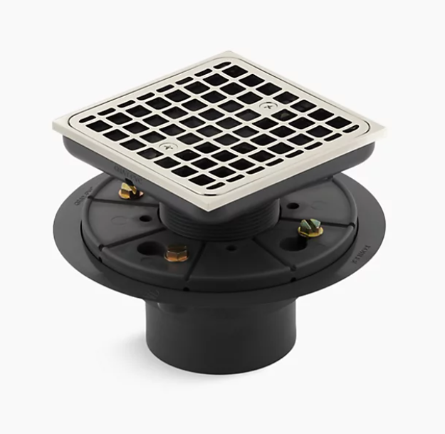Kohler Tile-In Square Drain (9136-BN)