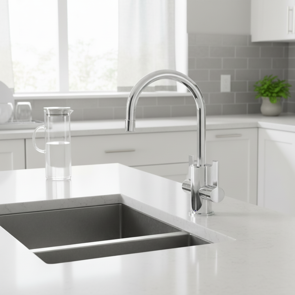 Franke Ambient Hot & Cold Water POU Faucet Contemporary (LB10200)