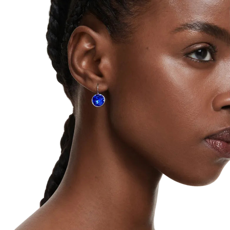 Bella Drop Earrings by Swarovski - Blue