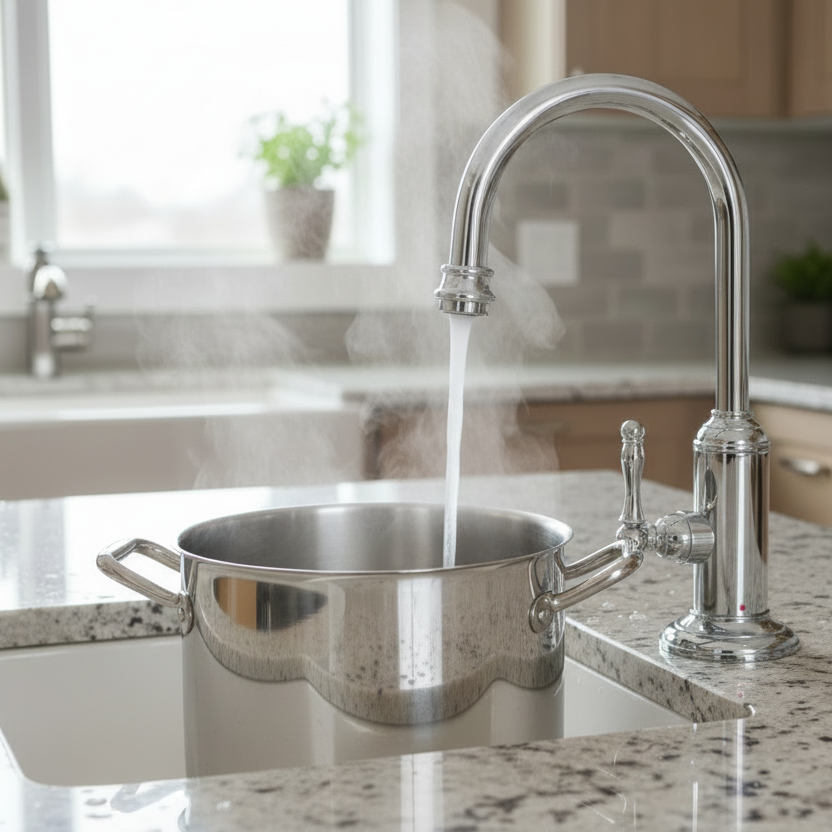Franke Farm House Hot Water Only POU Faucet (LB12180)