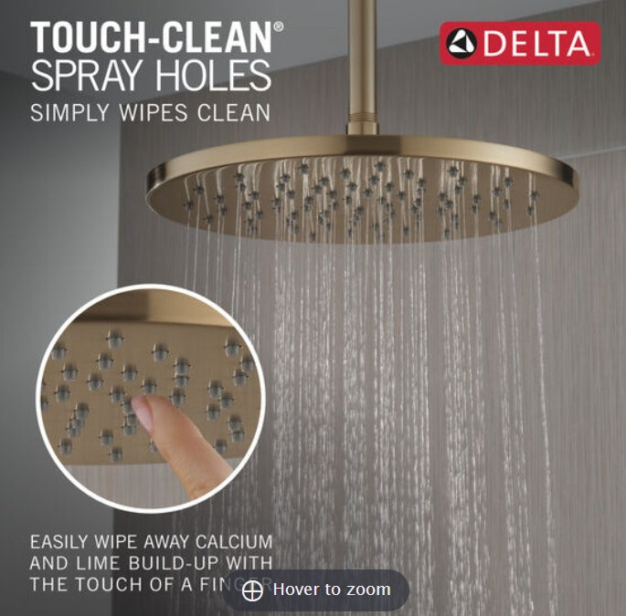 Delta Lumicoat SH 1.75 GPM Raincan 12" 1S Metal (52158-CZ-PR)