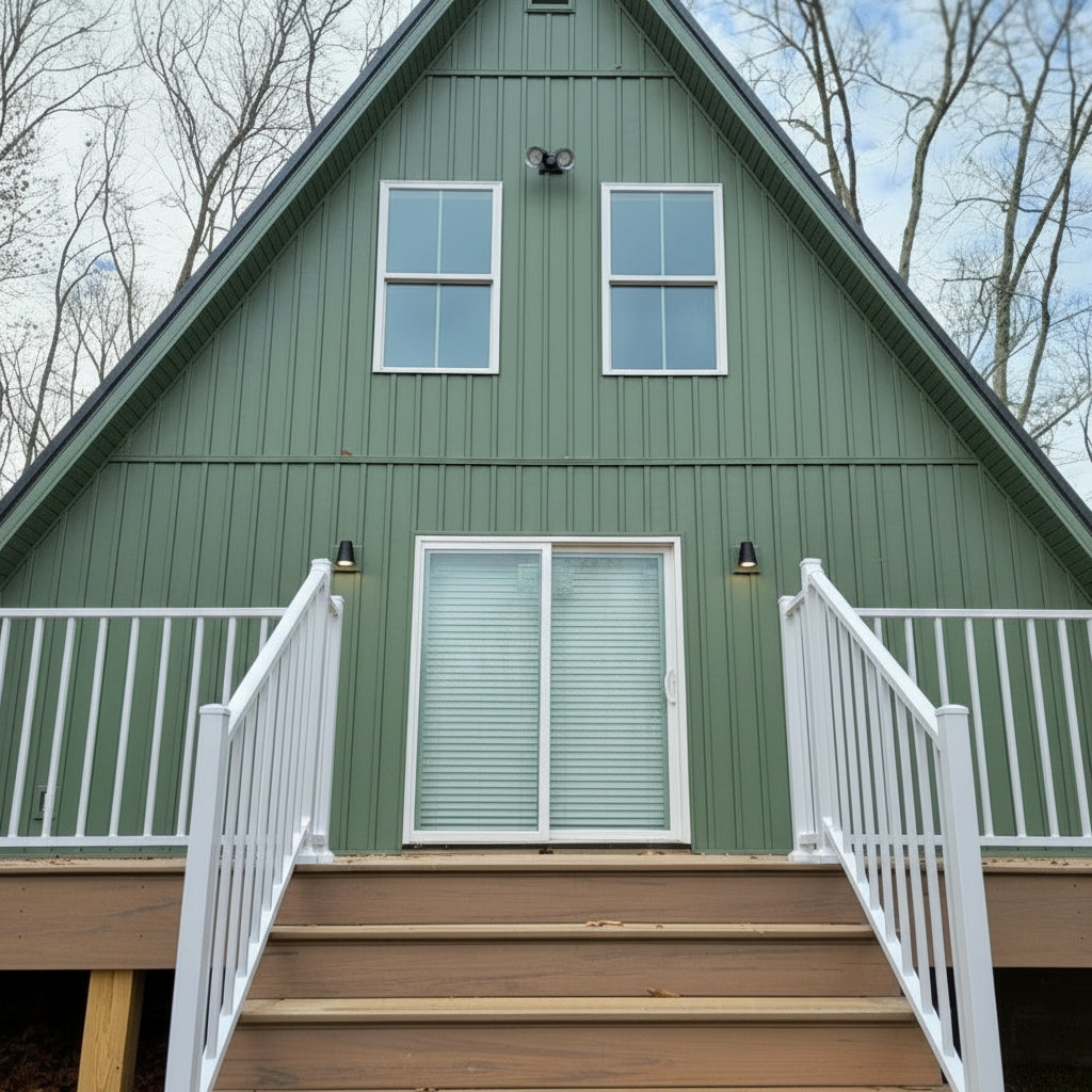Sliding Glass Door Panels - Panel #3L – Fixed Left with Blinds