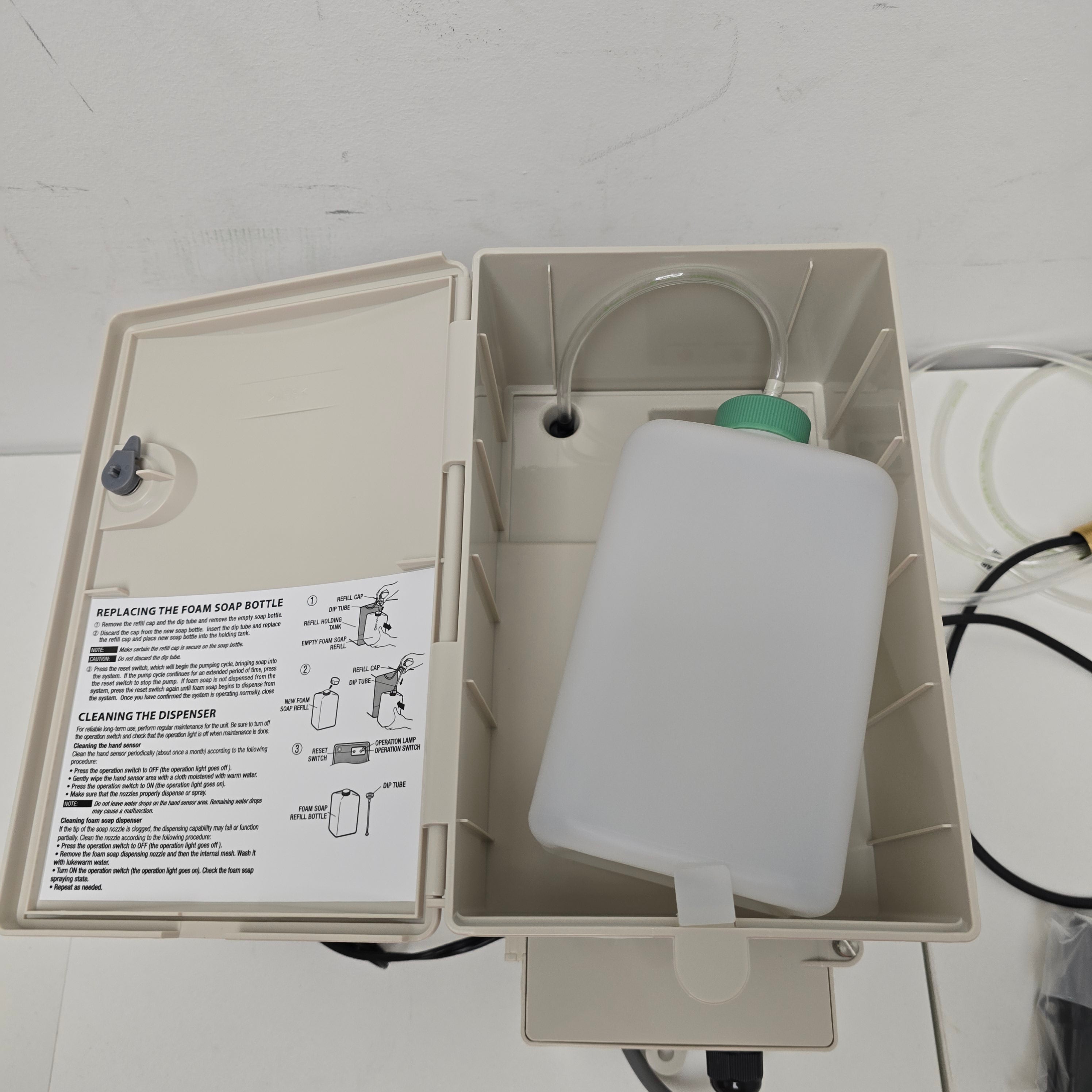 Sloan Optima plus esd400a Deck-Mounted Sensor Foam Soap Dispenser  (3346080cp)