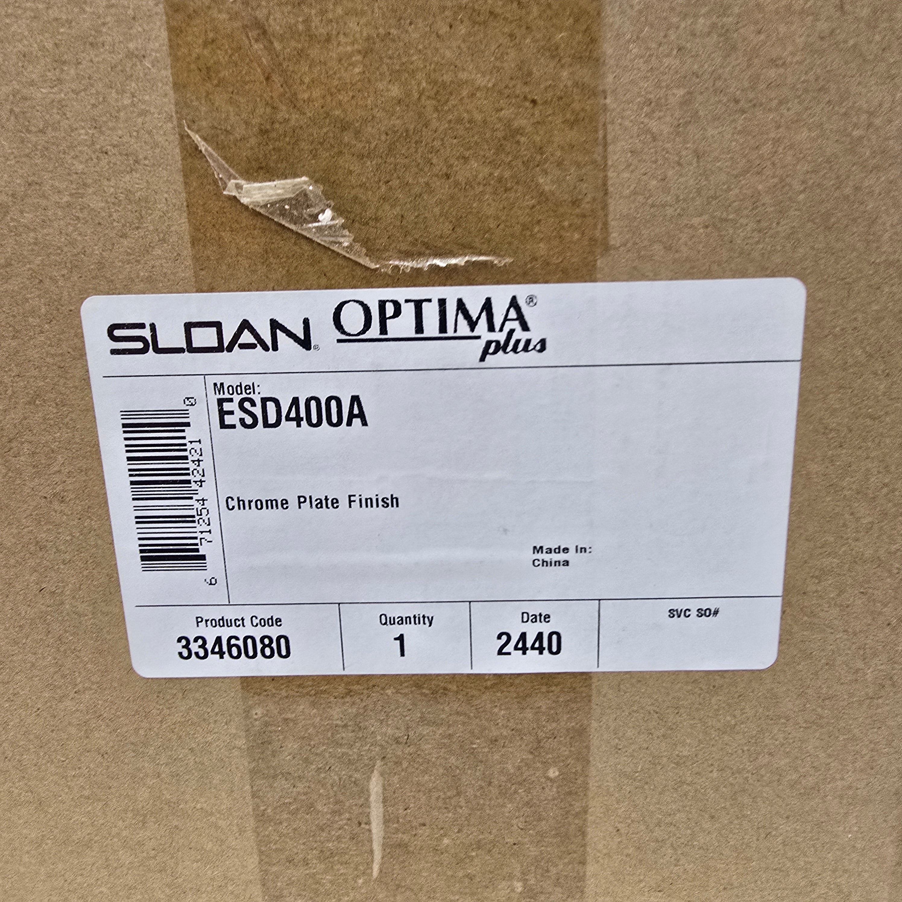 Sloan Optima plus esd400a Deck-Mounted Sensor Foam Soap Dispenser  (3346080cp)