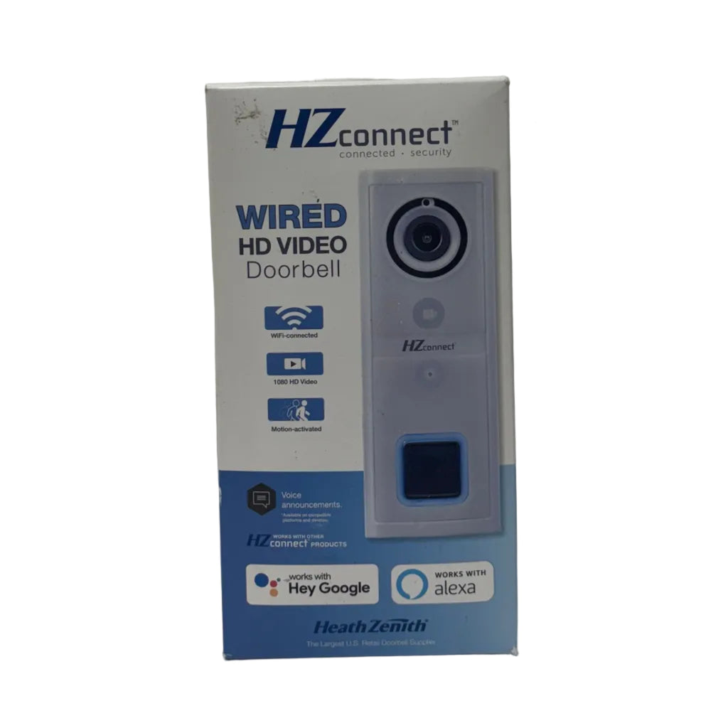 Heath-Zenith HZconnect Wired HD Smart Video Doorbell Motion Sensor SL-9601-90
