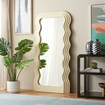 Safavieh Mahya Floor Mirror - White (Item# MRR9006B)