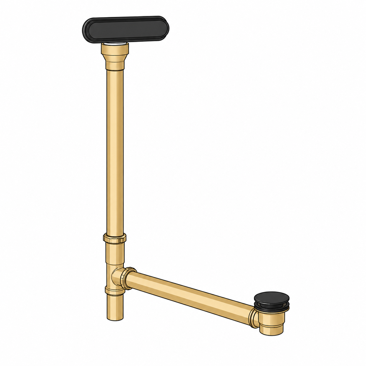 Kohler Clearflo Brass Slotted Overflow Bath Drain (7271 -BL)