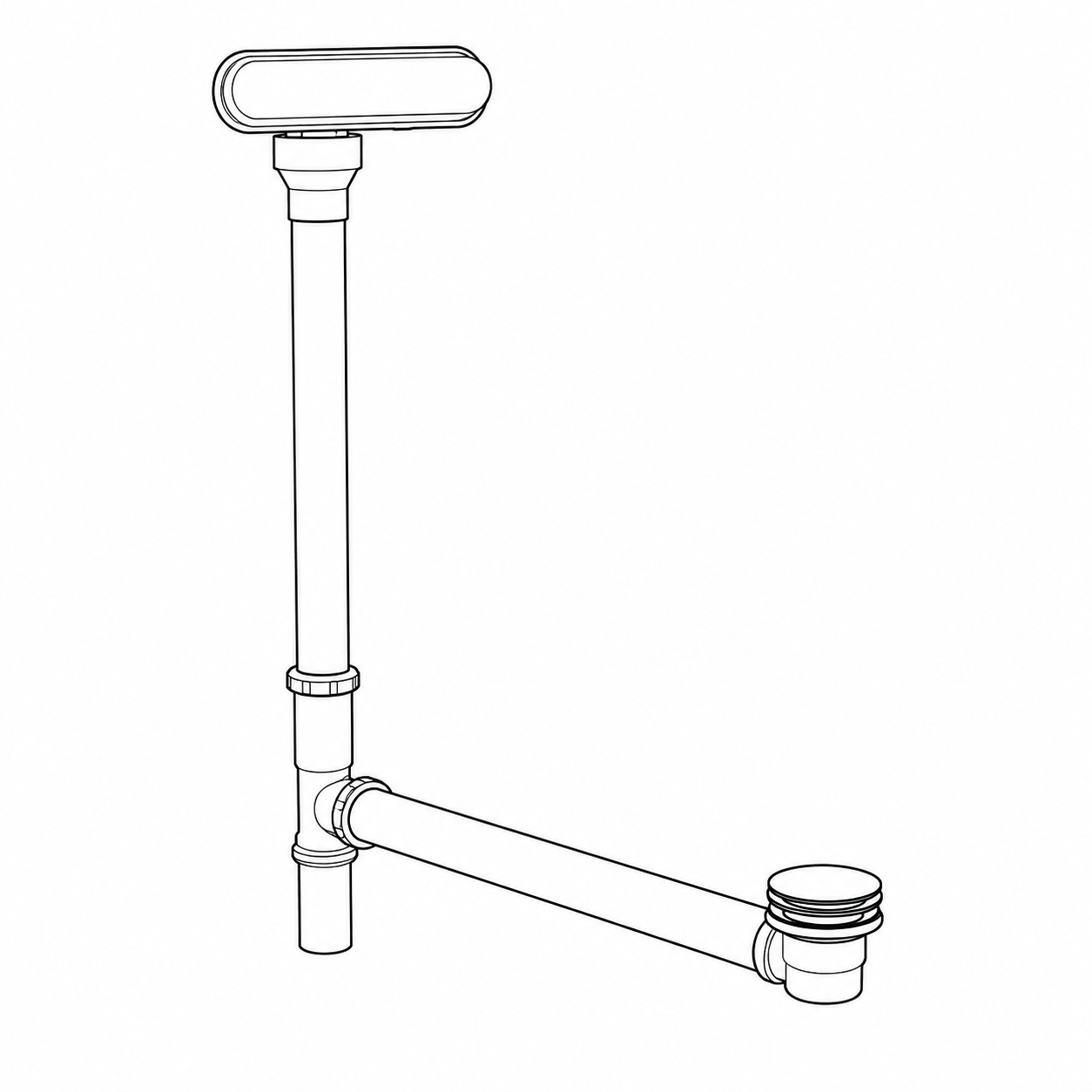 Kohler Clearflo Brass Slotted Overflow Bath Drain (7271 -BV)