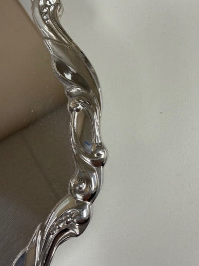 Large 3-Part Silverplate Serving Platter