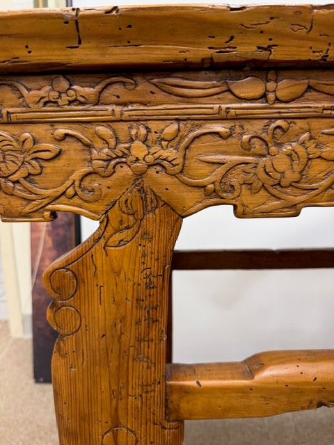 Chinese Antique Hand-Carved Table