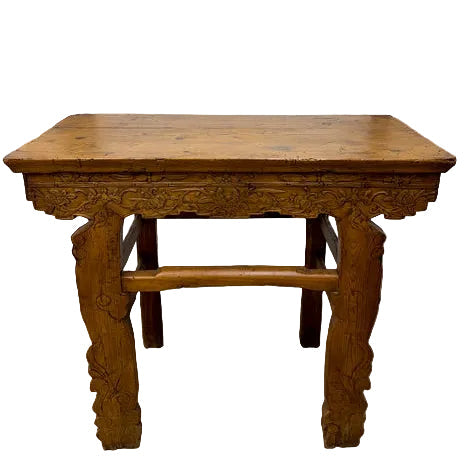 Chinese Antique Hand-Carved Table